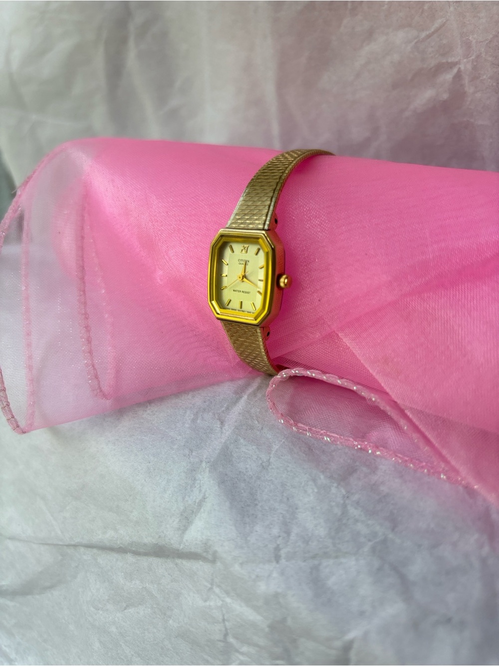 Citizen Quartz Gold-Tone Women’s Water Resistant Watch